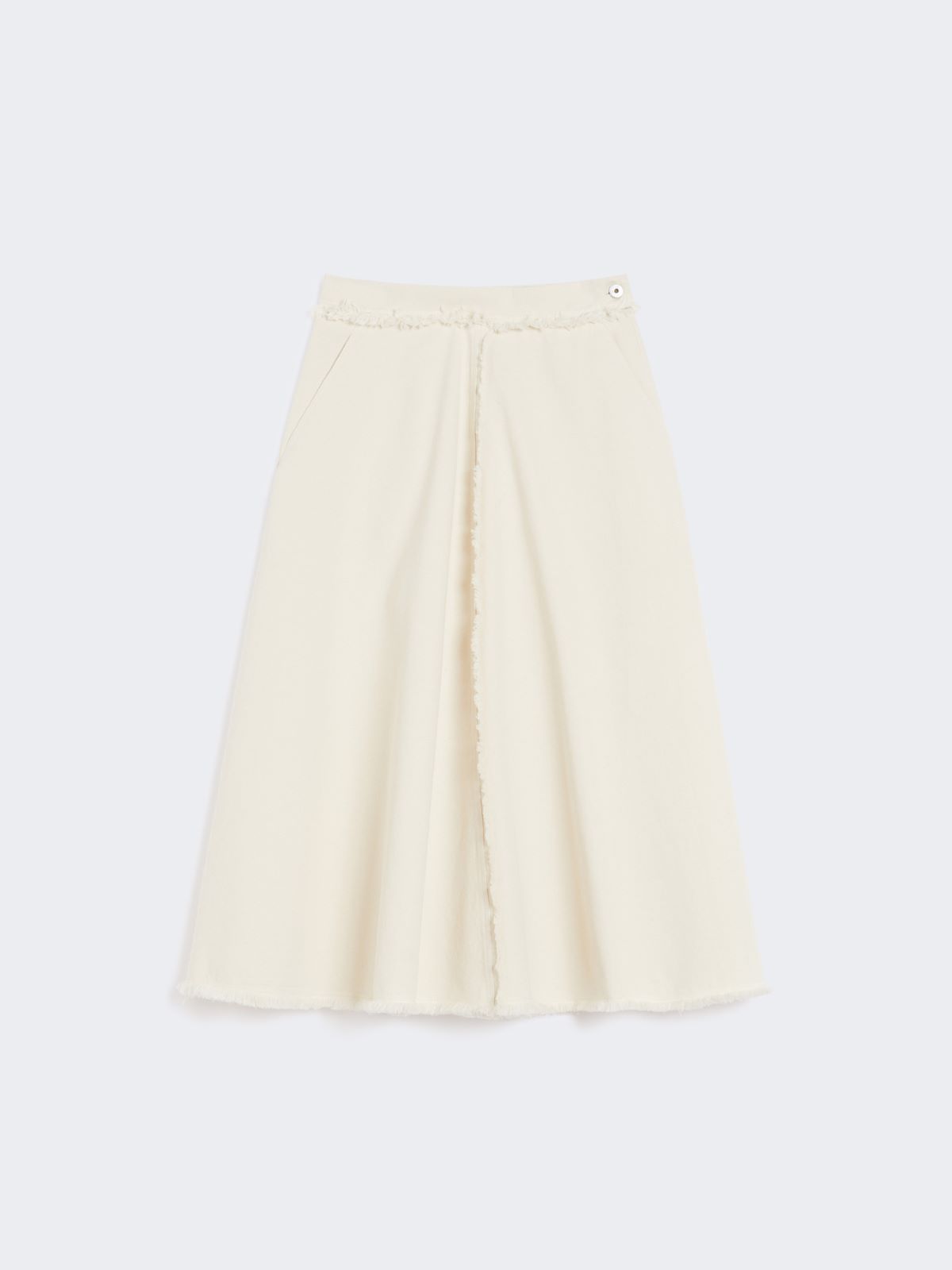 Flared cotton skirt - ECRU - Max Mara - 8