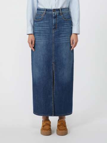 Cotton denim skirts | Max Mara