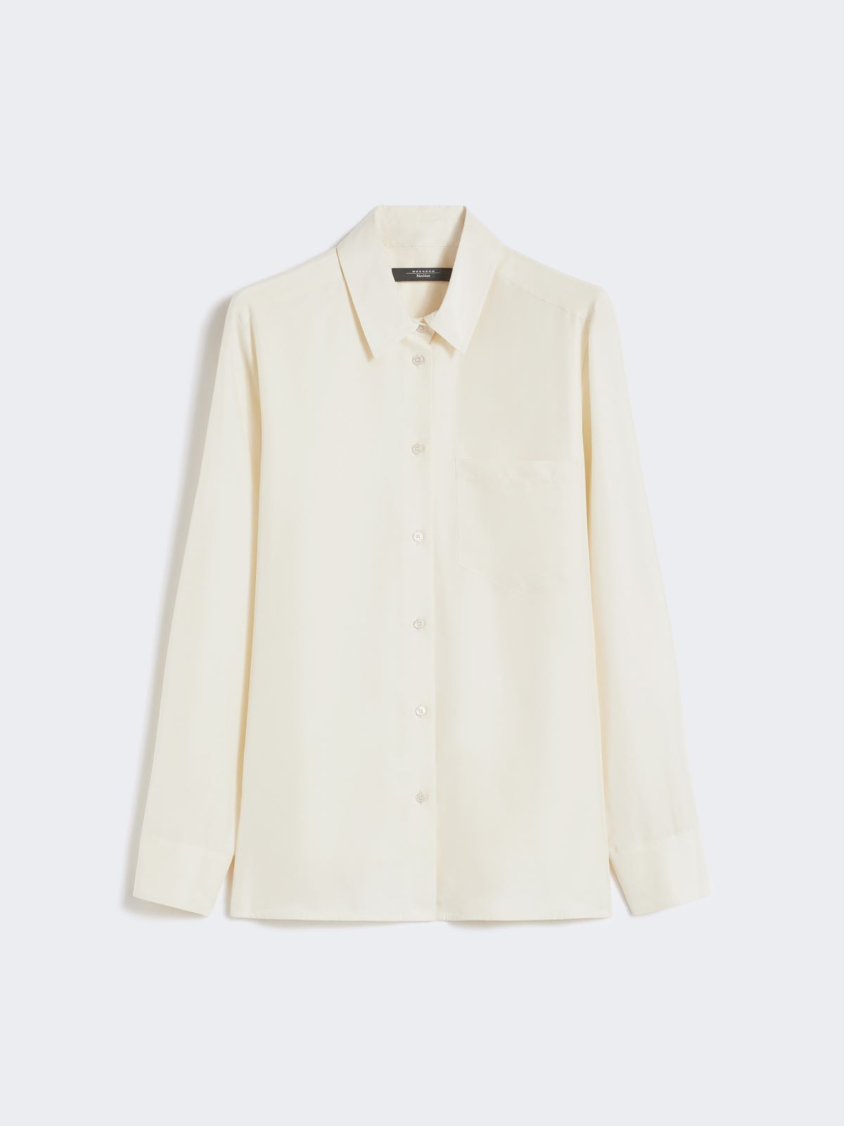 Washed silk shirt - ECRU - Max Mara - 9