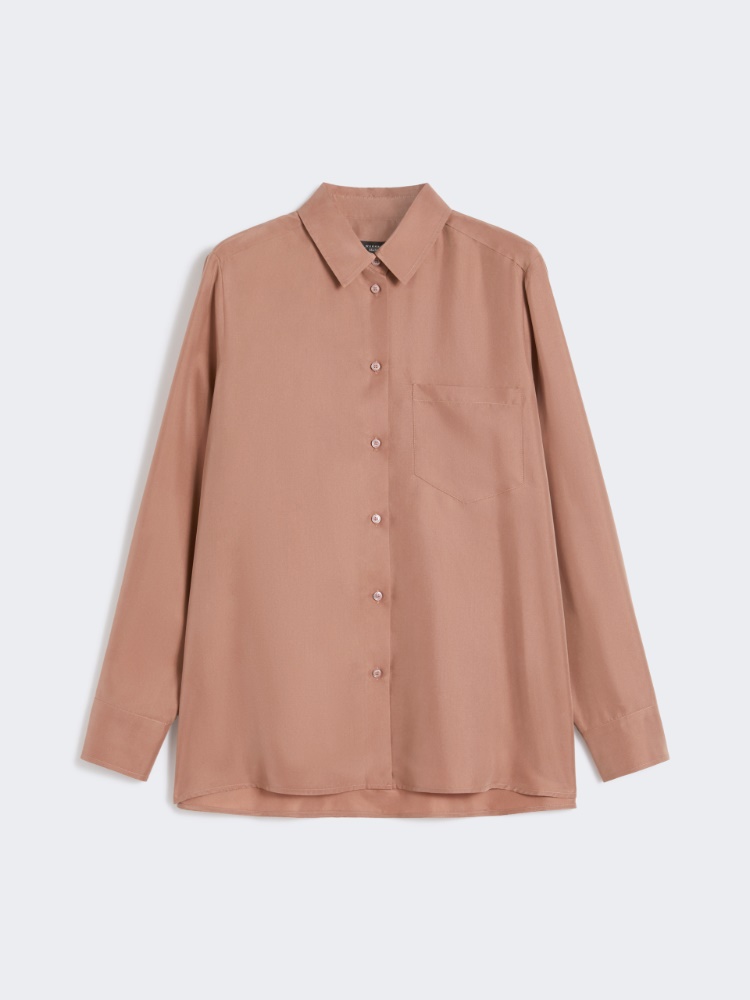 Chemise en soie lavée - VIEUX ROSE - Max Mara