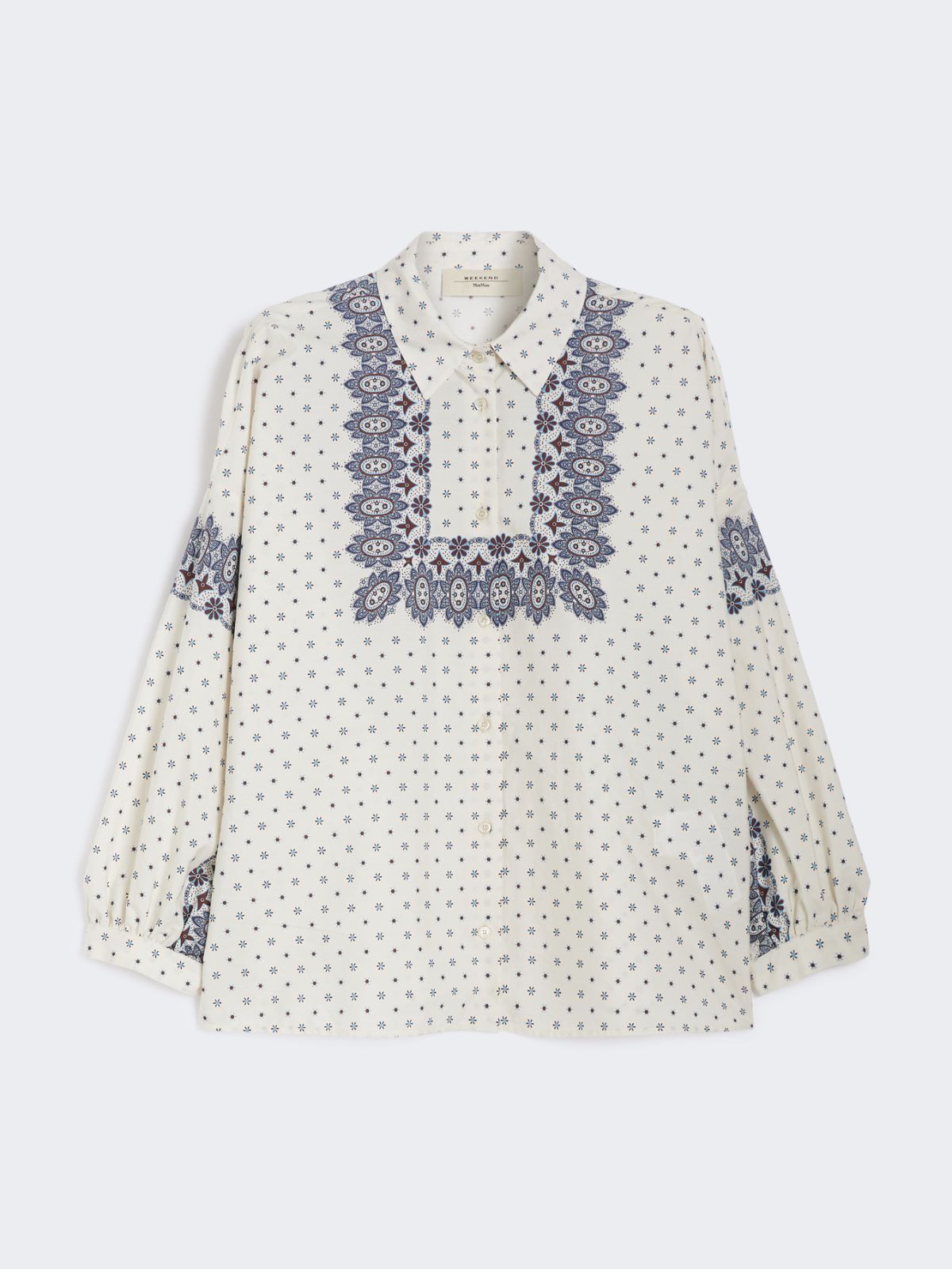 Cotton poplin shirt - IVORY - Max Mara - 9