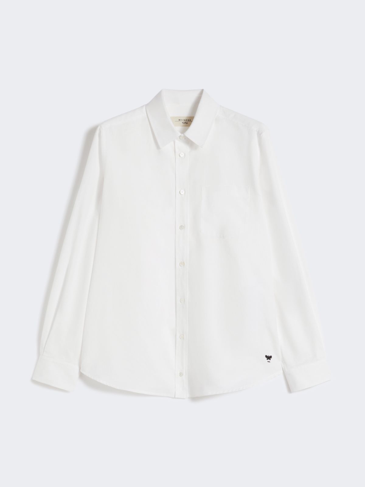 Hemdbluse aus Baumwoll-Oxford - WEISS - Max Mara - 10