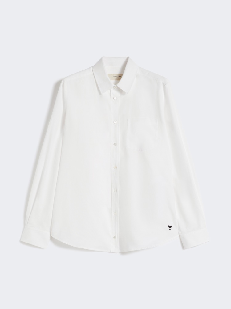 Camisa de Oxford de algodón - BLANCO - Max Mara