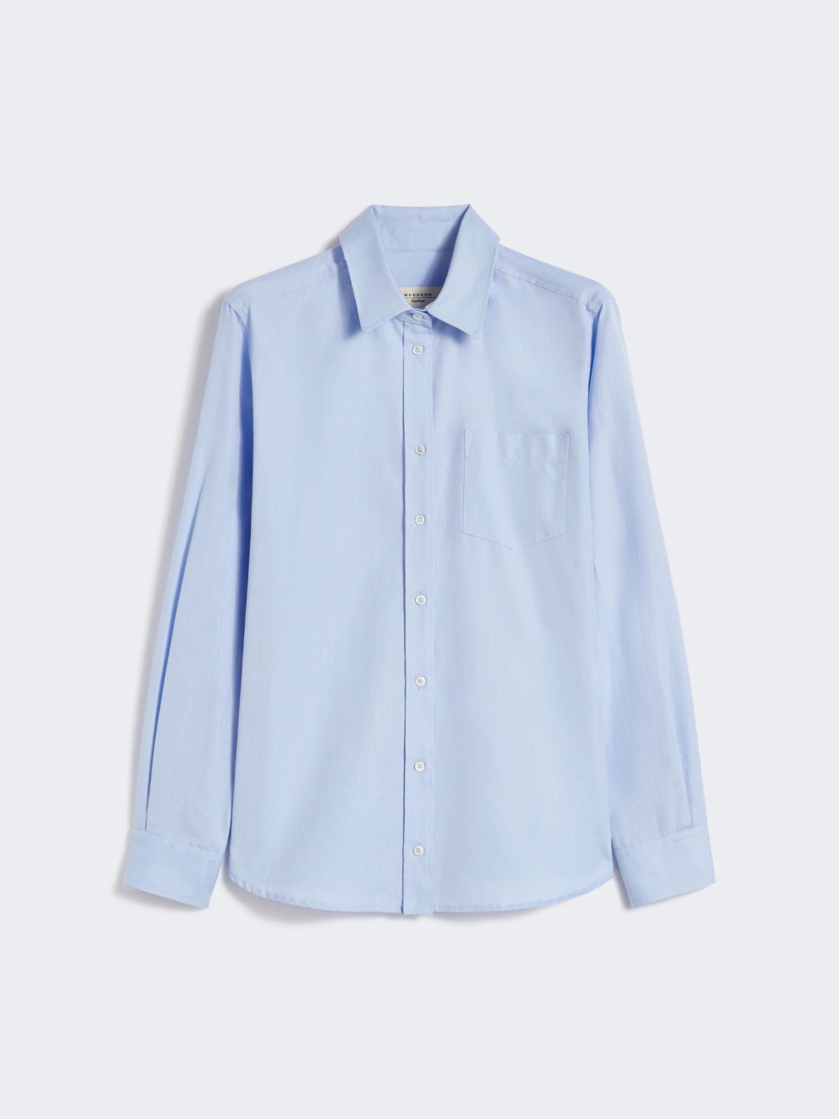 Cotton Oxford shirt - LIGHT BLUE - Max Mara - 9