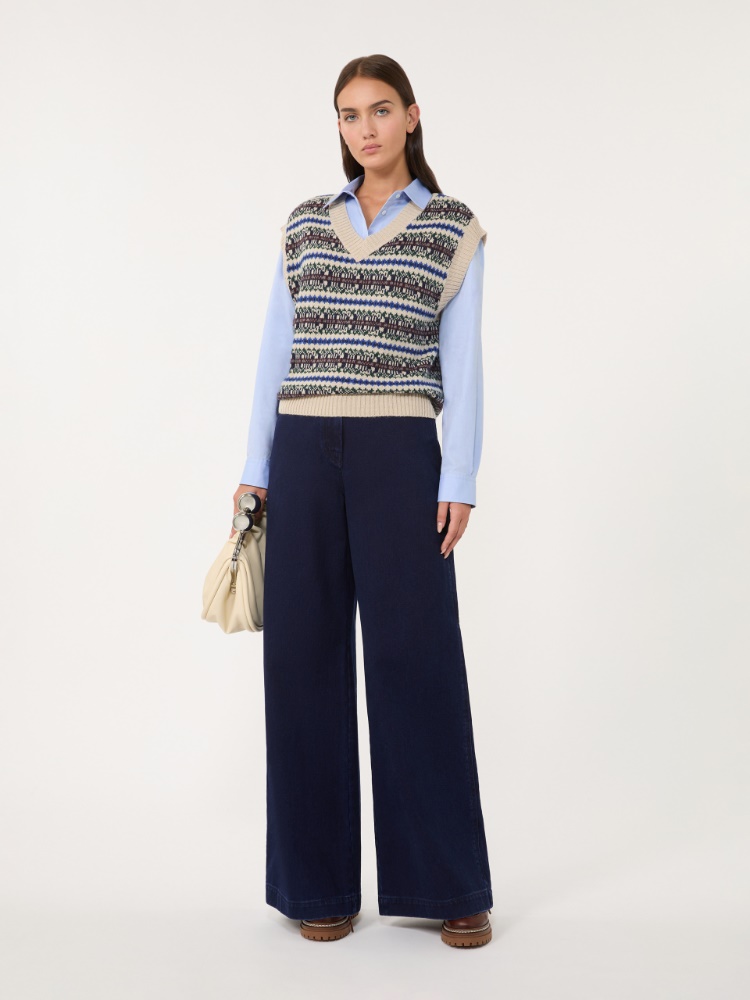 Cotton Oxford shirt - LIGHT BLUE - Max Mara