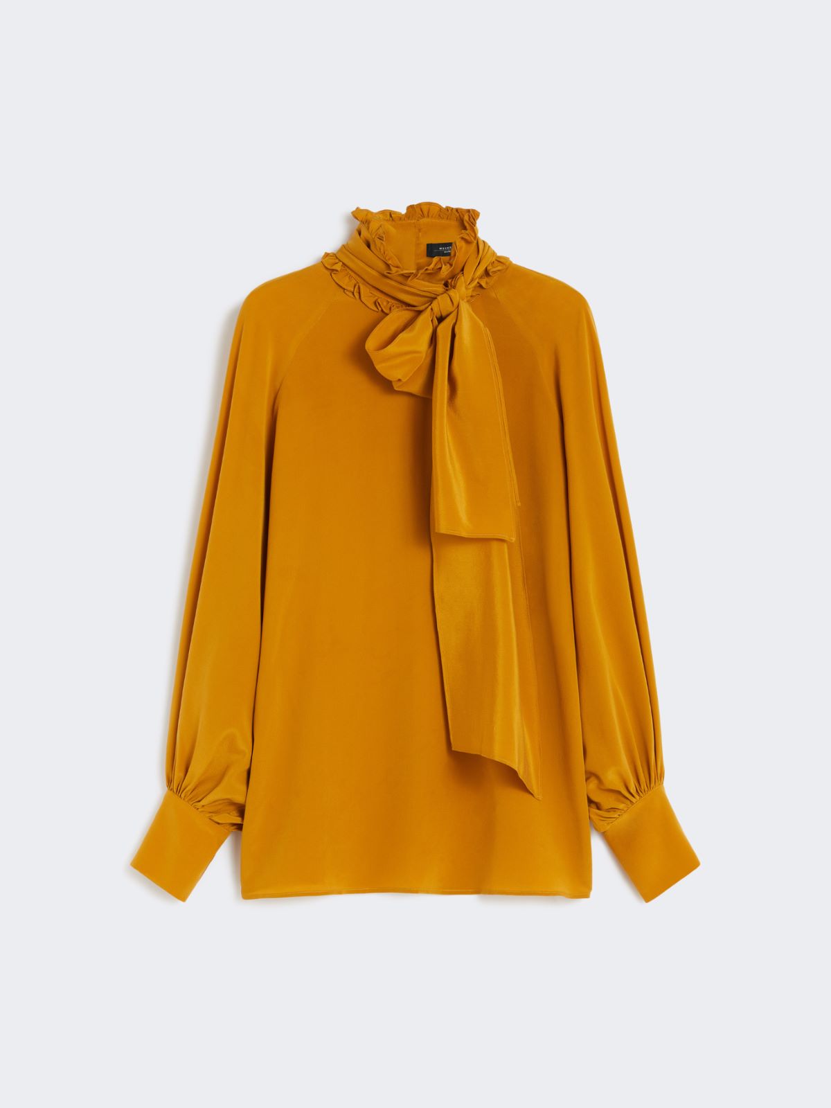 Silk crepe de chine shirt - OCHRE - Max Mara - 9
