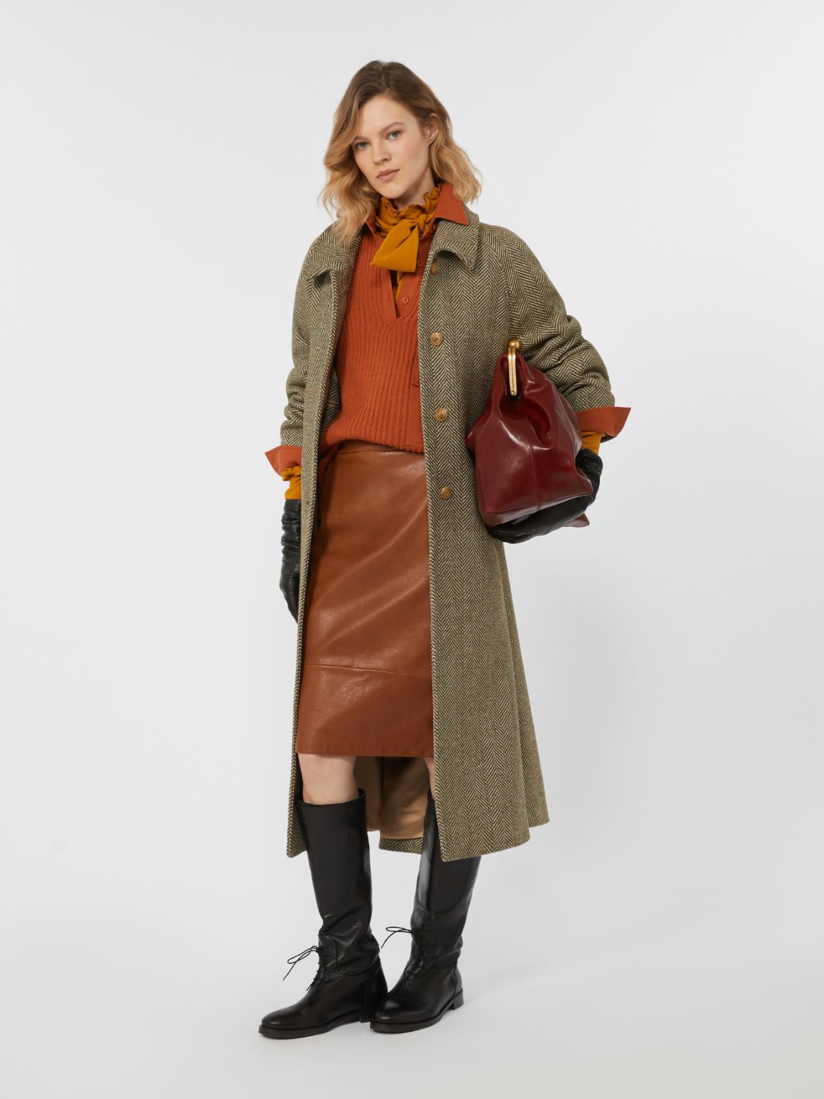 Silk crepe de chine shirt - OCHRE - Max Mara