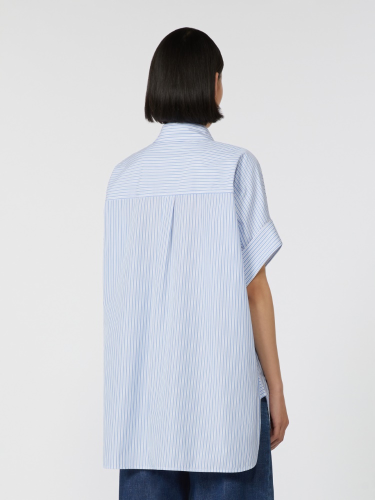 Tシャツ・カットソー Weekend Max Mara ARDEA - Straight cotton poplin shirt Straight-fit cotton poplin shirt, white | Weekend Max Mara