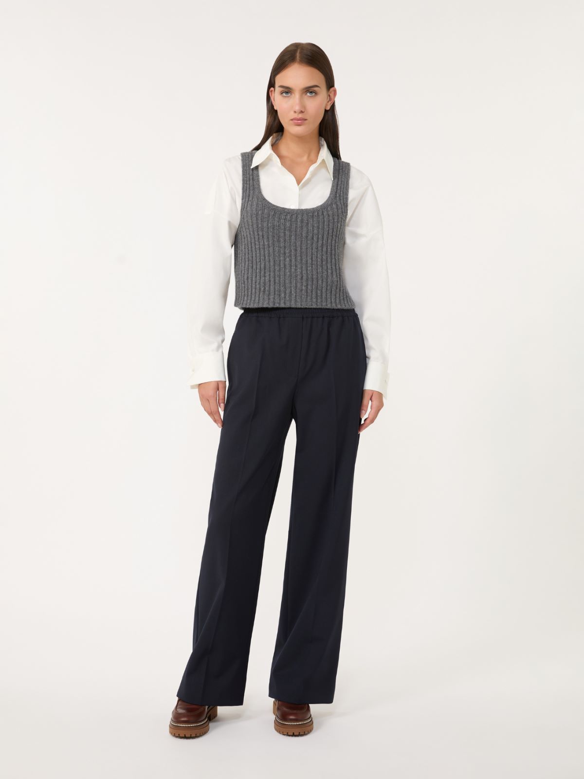 Oversized poplin shirt - WHITE - Max Mara