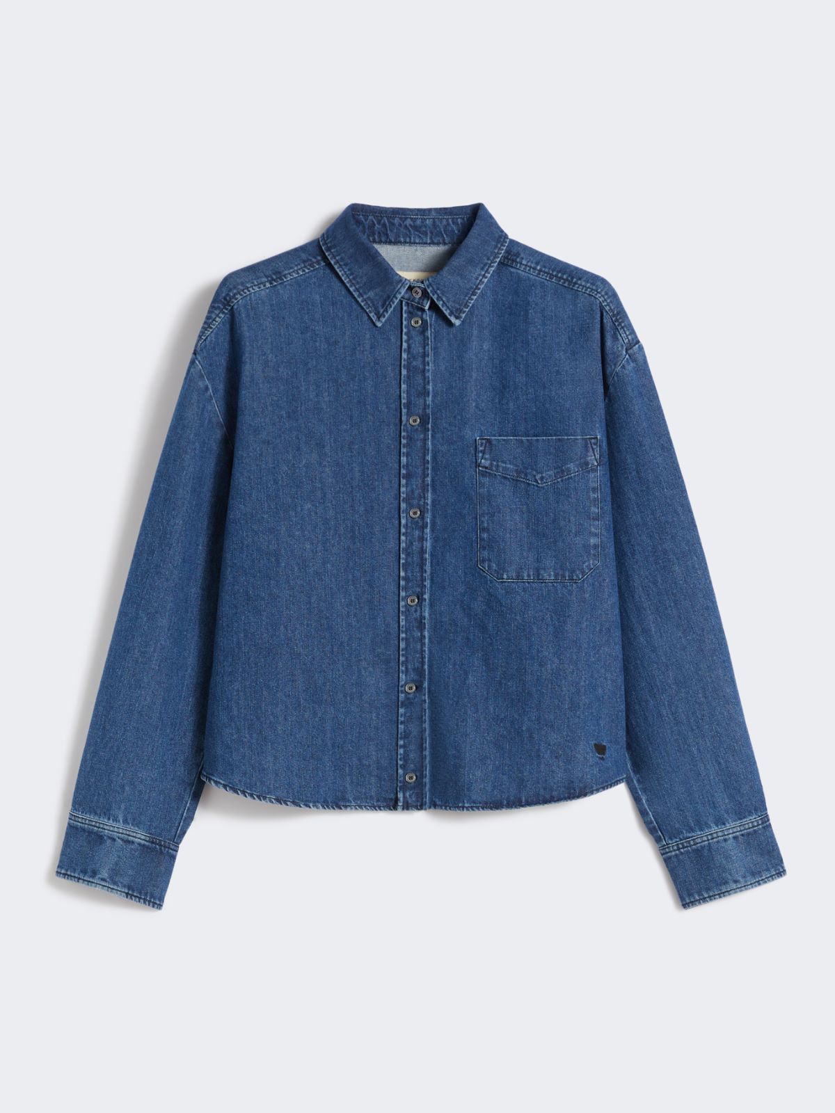 Boxy denim shirt - NAVY - Max Mara - 10