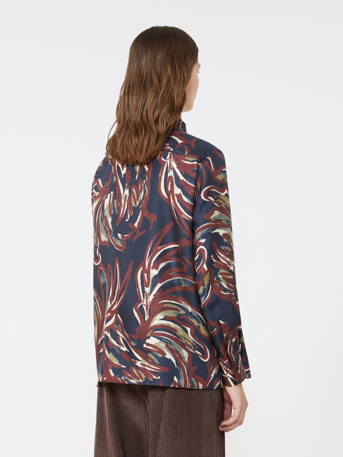 Printed twill shirt - ULTRAMARINE - Max Mara - 3