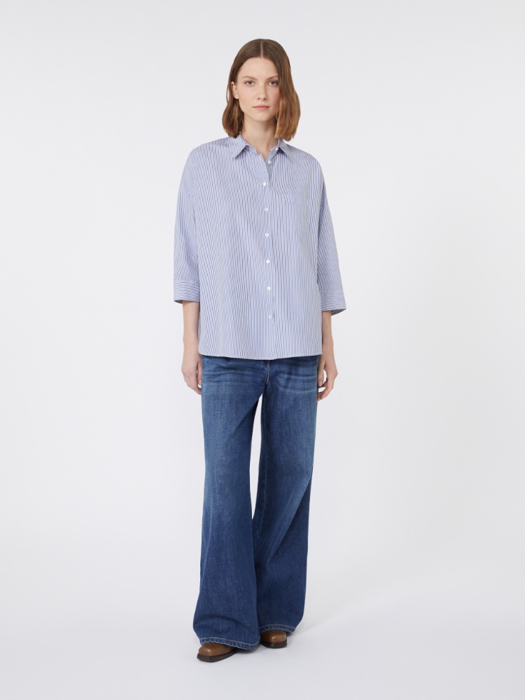 MaxMara　白タグ　サイドフリル　トップス　M　ネイビー MaxMara 白タグ サイドフリル トップス M ネイビー