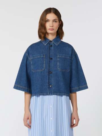 Tシャツ・カットソー 'S Max Mara Woman T-Shirt Blue 2529976011600 005 S Max Mara S Max Mara | T-Shirt Rebecca Navy Blue