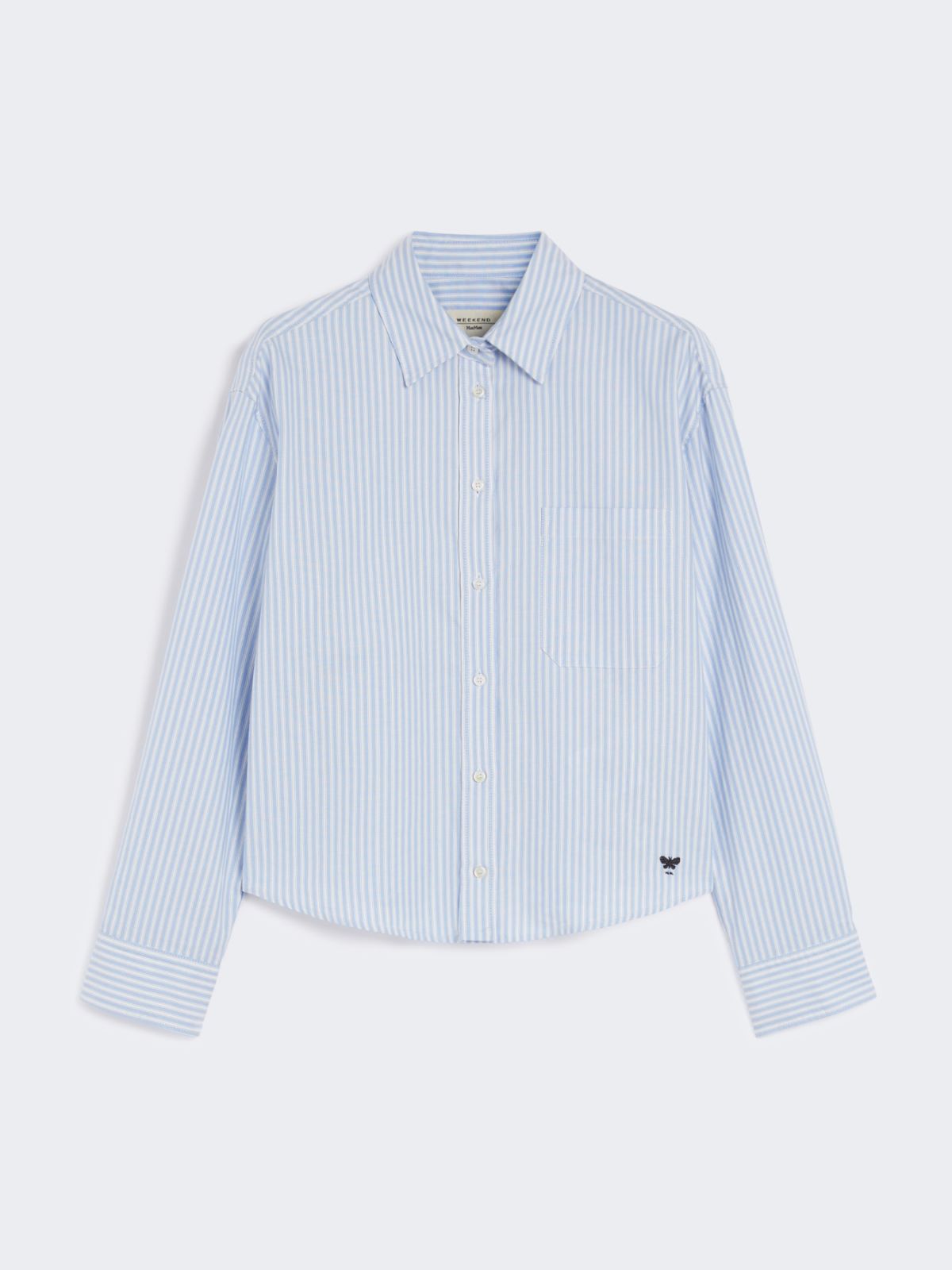 Cotton Oxford shirt - LIGHT BLUE - Max Mara - 10