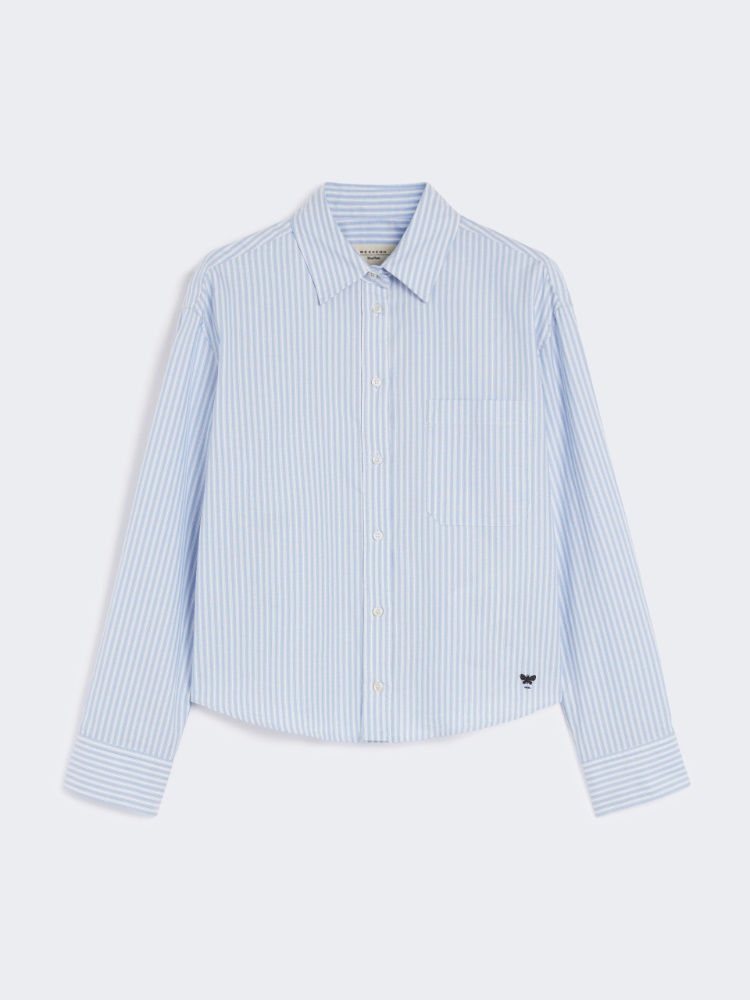 Chemise en coton Oxford - AZURE - Max Mara