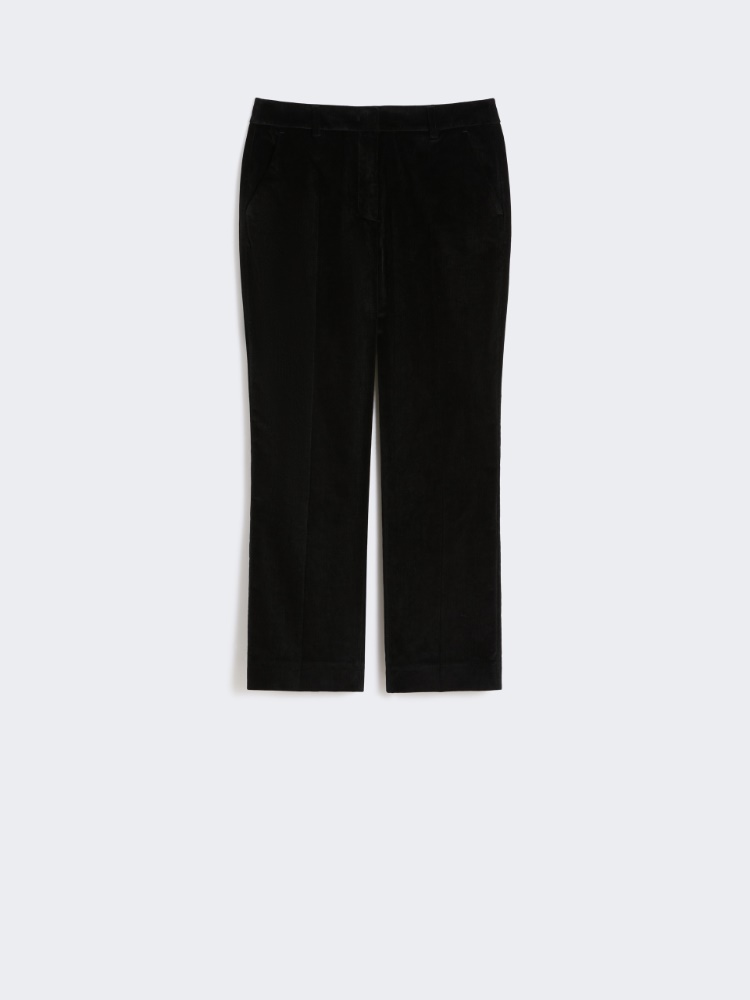 Hose aus Cordsamt - SCHWARZ - Max Mara