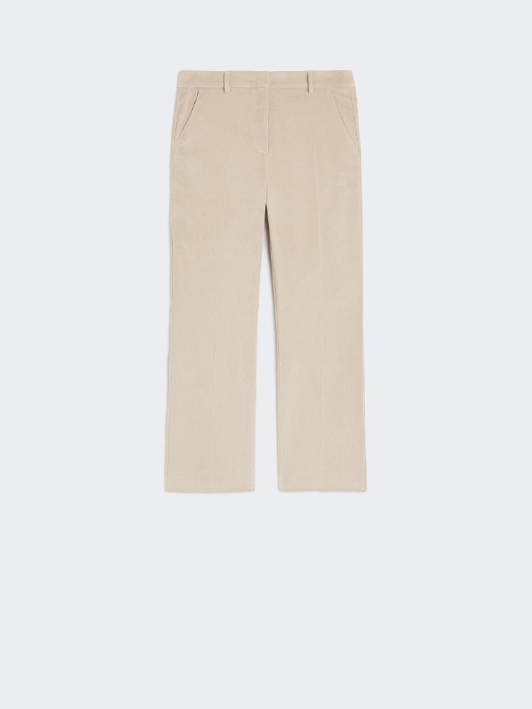 Pantalon en velours côtelé - BEIGE - Max Mara