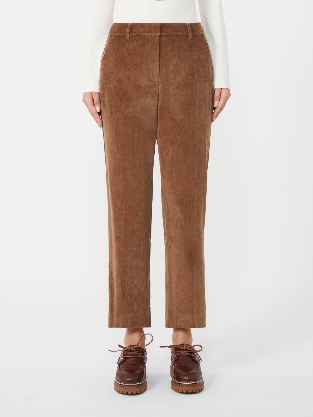 Corduroy trousers - HAZELNUT BROWN - Max Mara - 2