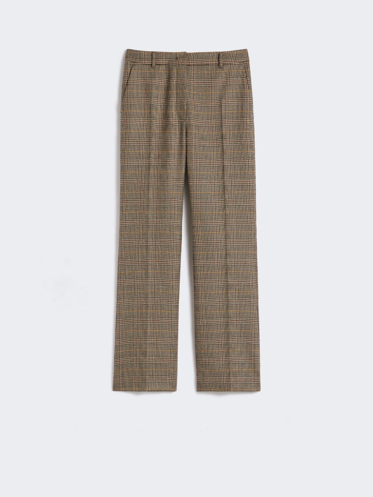Batavia wool trousers - CHOCOLATE - Max Mara - 8