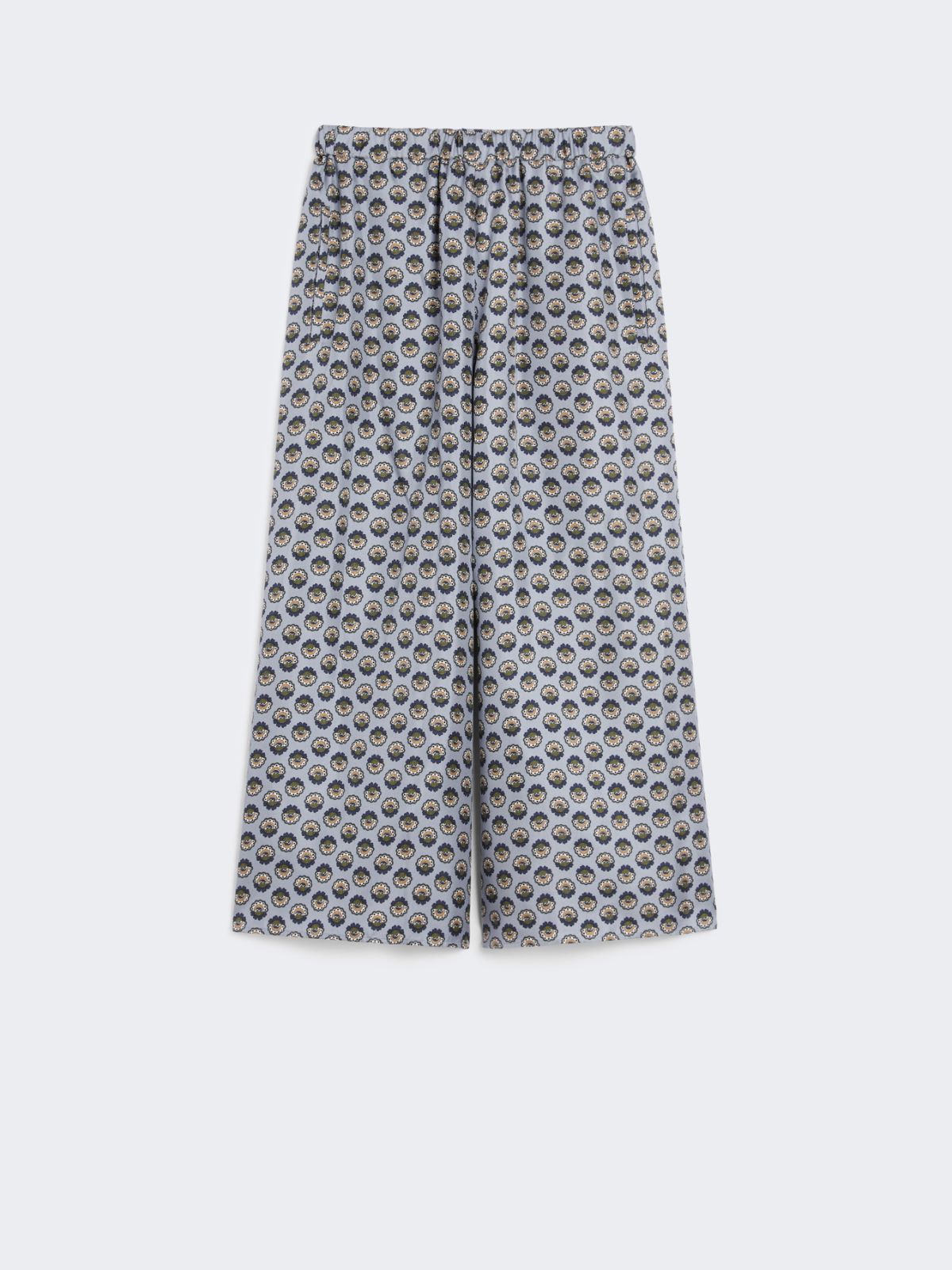 Wide-fit silk trousers - LIGHT BLUE - Max Mara - 8