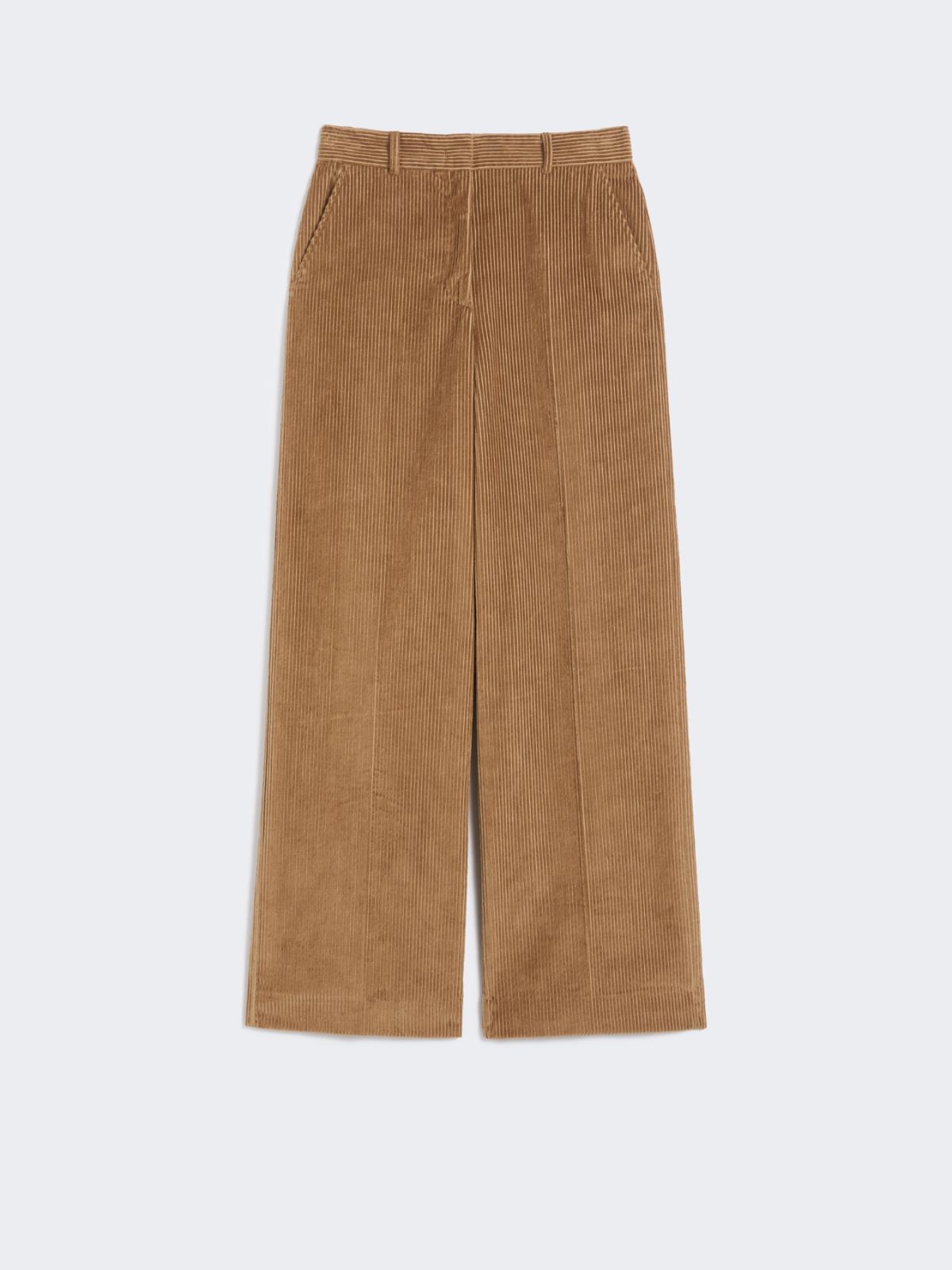 Wide-leg corduroy trousers - HAZELNUT BROWN - Max Mara - 8
