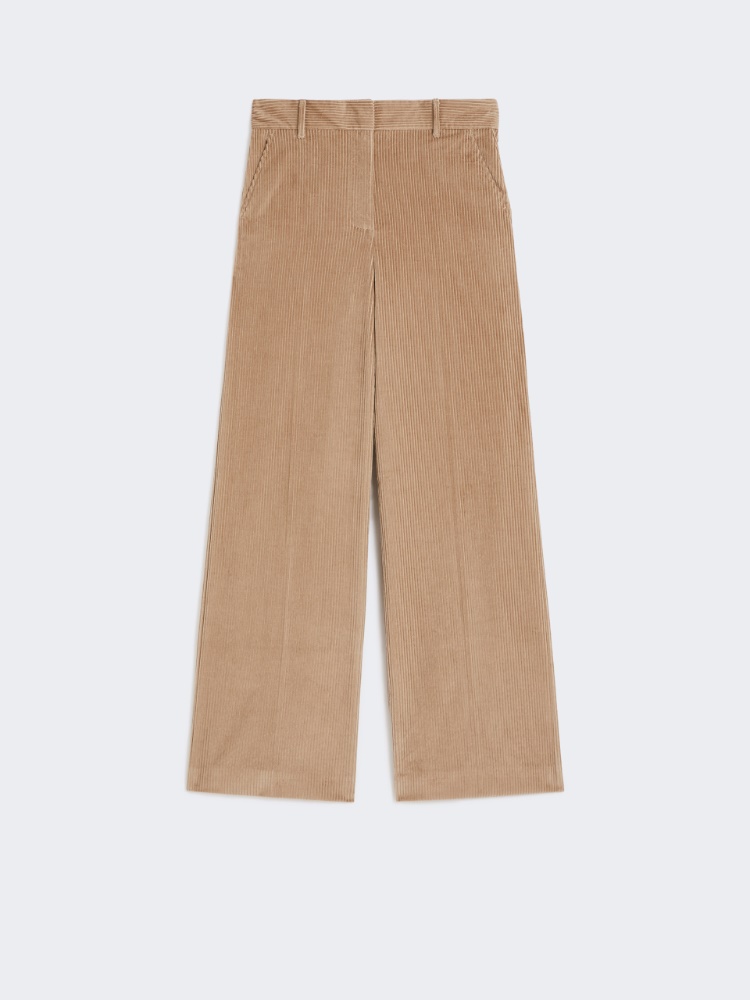 Pantalon large en velours côtelé - SABLE - Max Mara