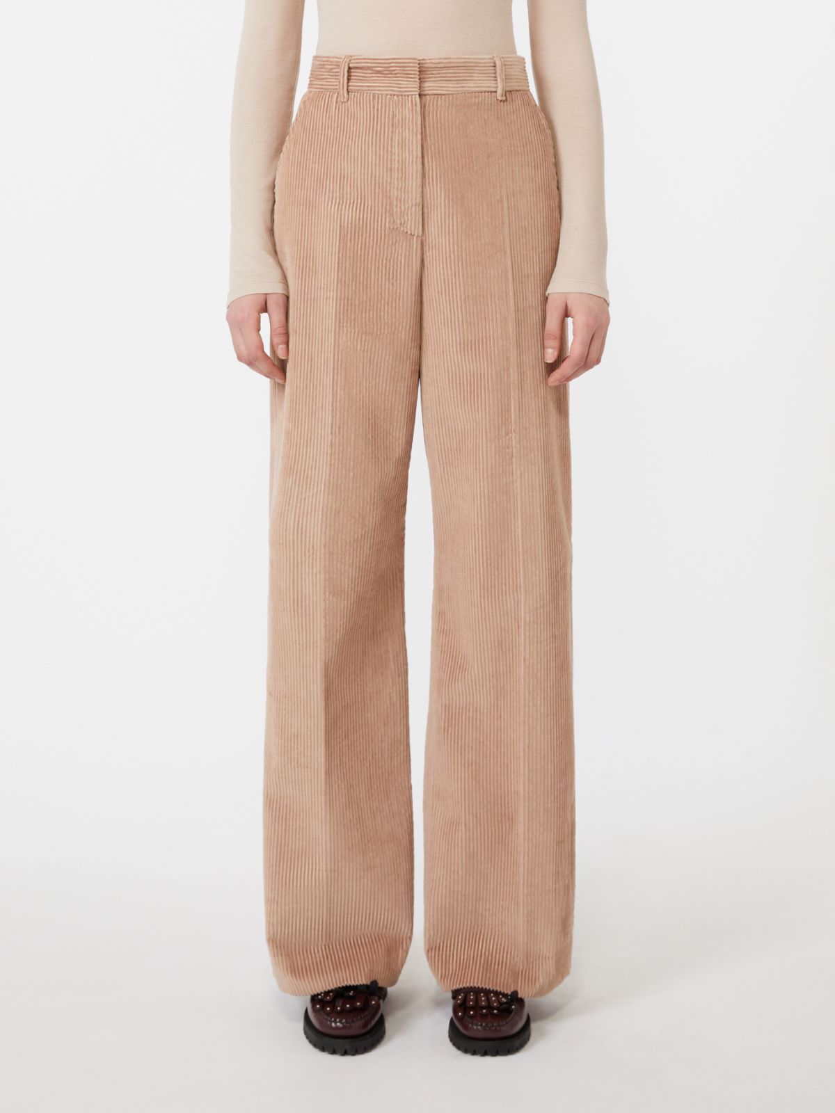 Wide-leg corduroy trousers - ANTIQUE ROSE - Max Mara - 2