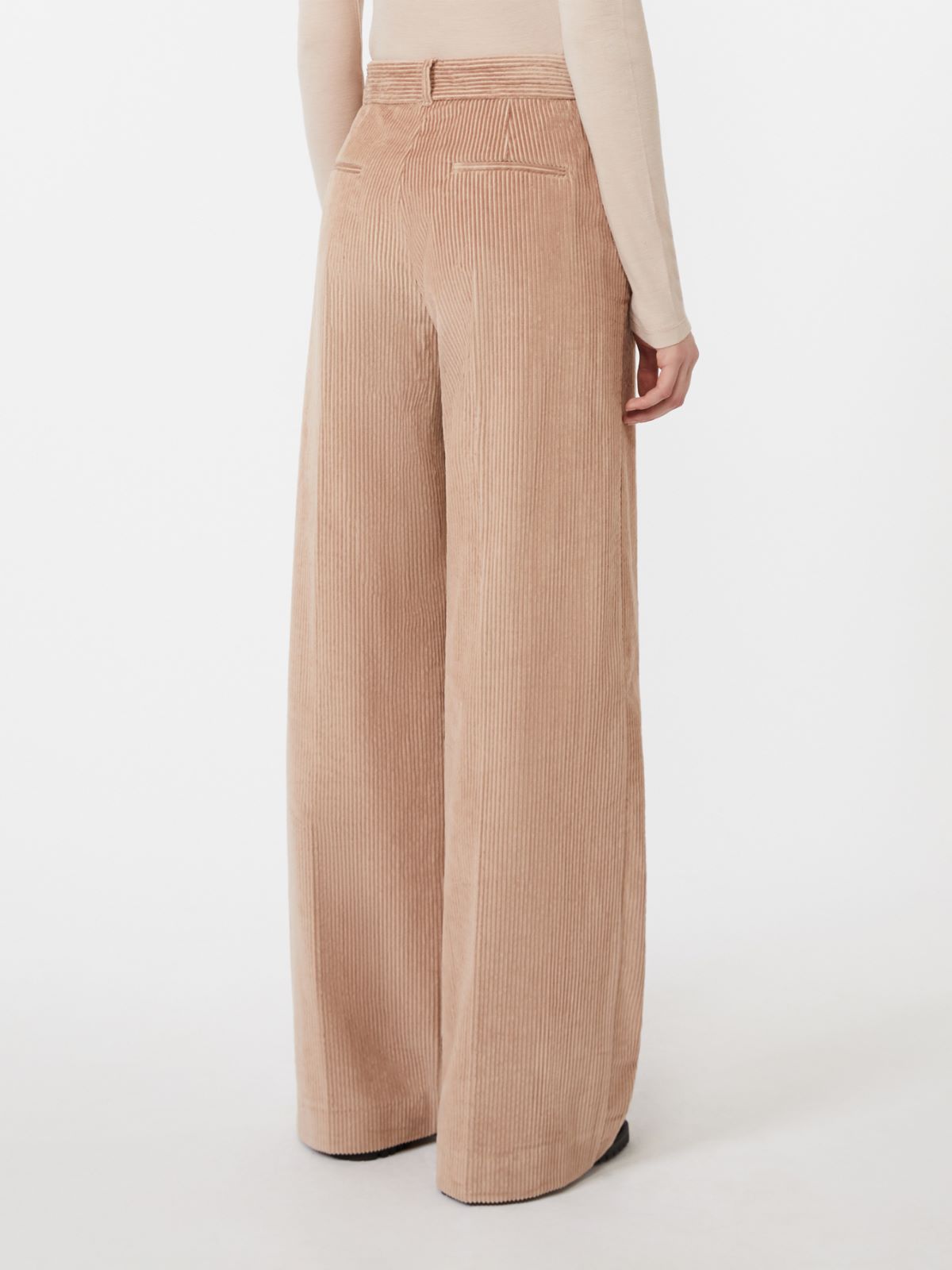 Wide-leg corduroy trousers - ANTIQUE ROSE - Max Mara - 3