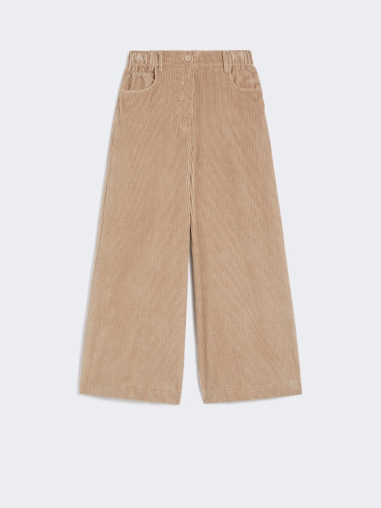 [ウルソラ] ピュア コットン コーデュロイ パンツ - SAND - Max Mara