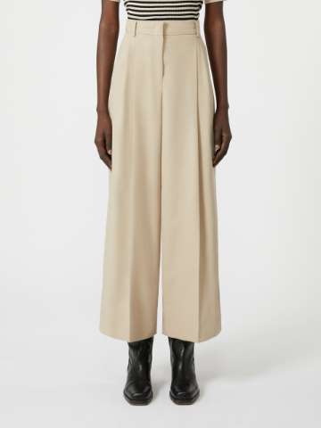 Matteau Relaxed Satin Pant - Ivory – The Frankie Shop