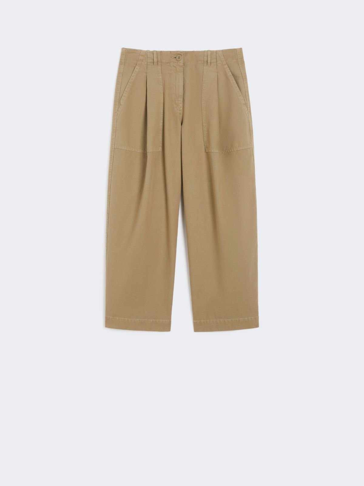 Canvas barrel-leg jeans - DESERT - Max Mara - 8