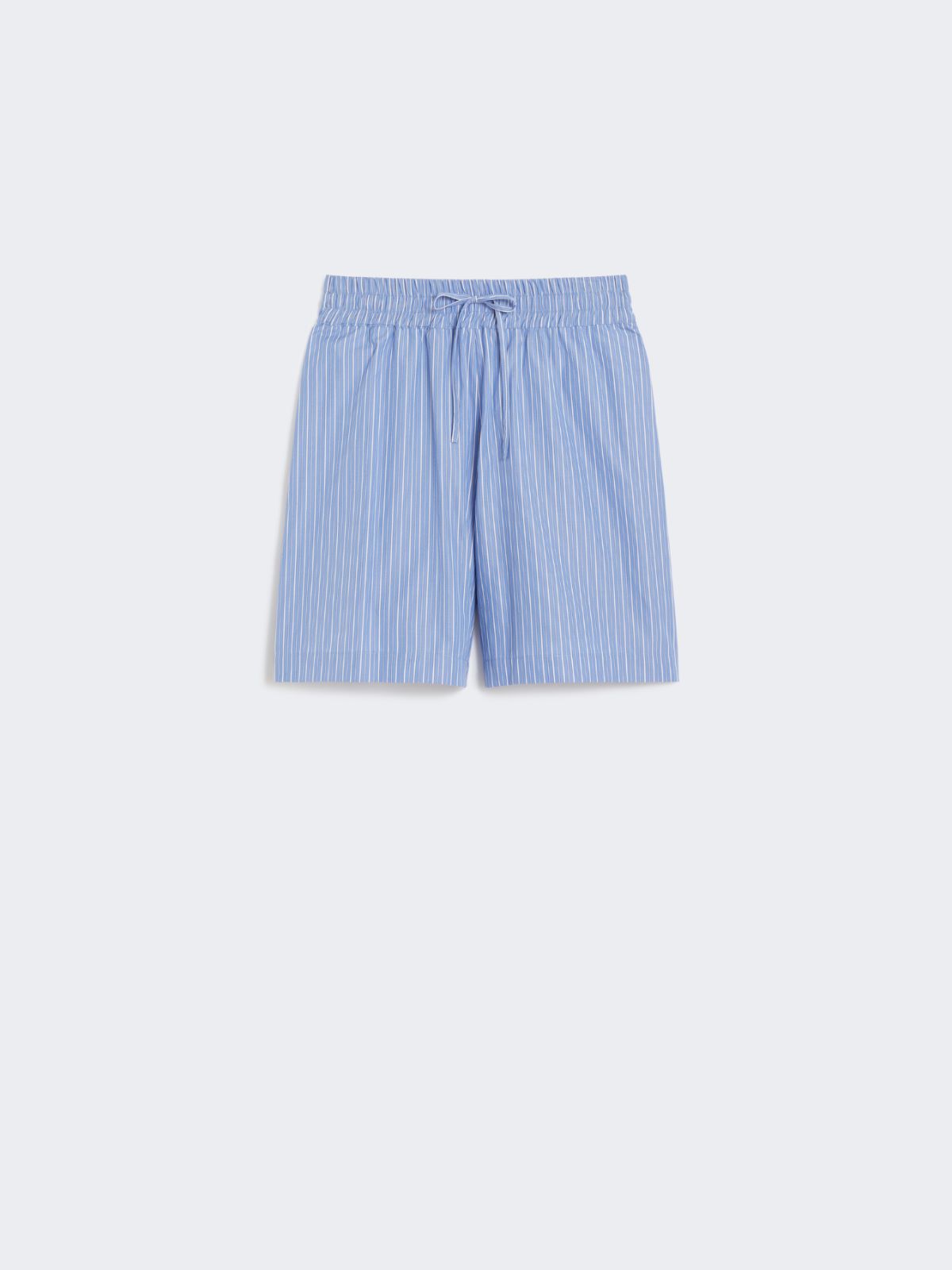 Striped poplin Bermuda shorts - AVIO - Max Mara - 9