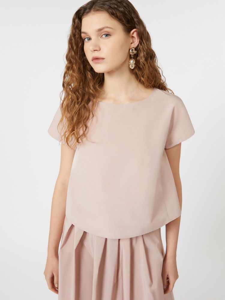 ★日本未入荷★ WEEKENDMAXMARA ☆ コットンタフタトップ PARANA パラナ] テクニカル コットン タフタ トップ, powder | 