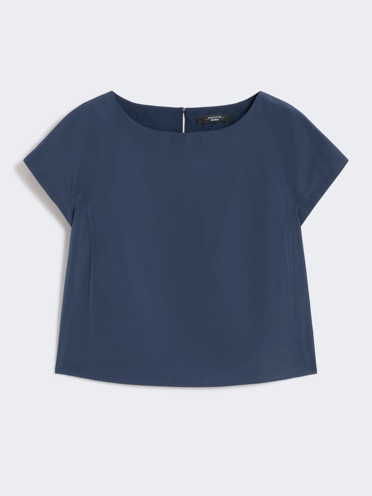 Taffeta boxy top - NAVY - Max Mara - 9