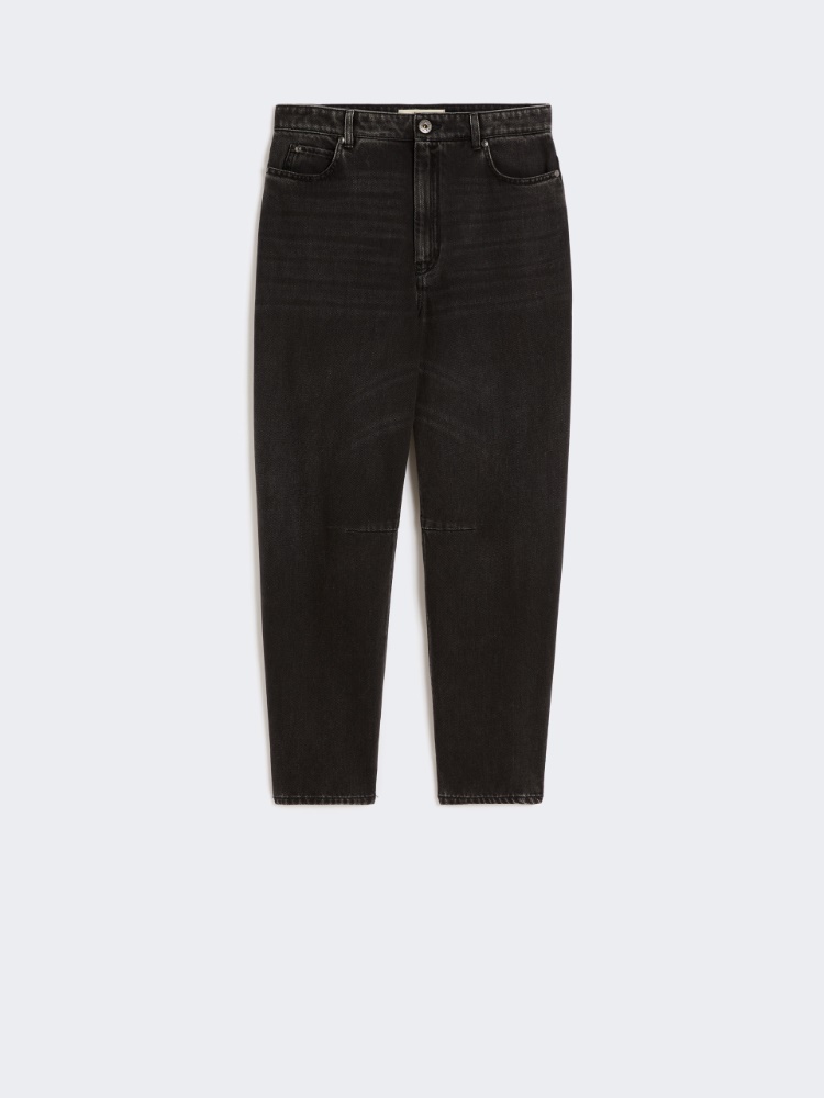 美品✴︎【MaxMara】WEEKENDブラック ストレートデニム MAXMARA WEEKEND LINE MAX MARA ウィークエンド マックスマーラ