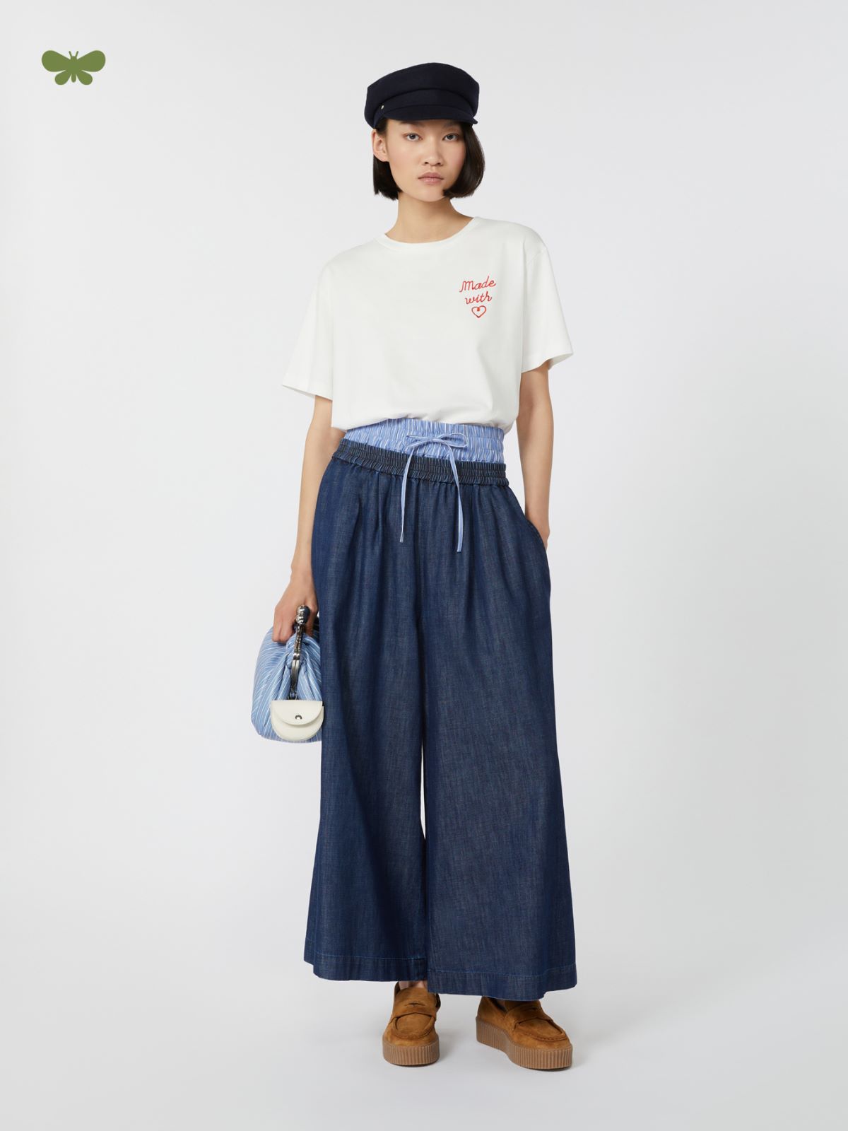 Pure cotton denim jeans + NAVY - Max Mara