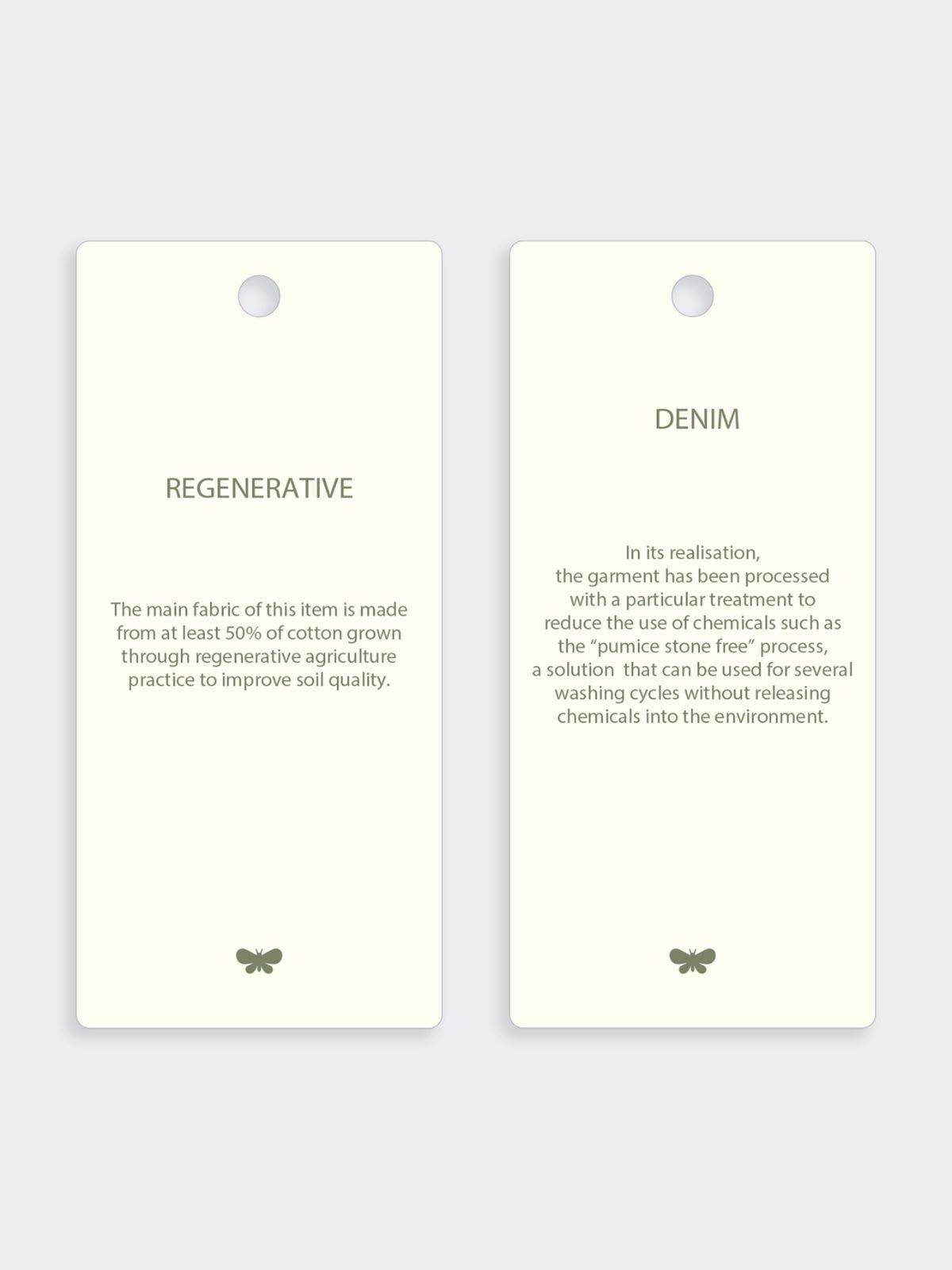 Cotton denim wide-leg trousers - NAVY - Max Mara - 10