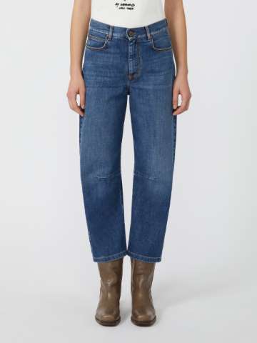 デニム・ジーパン S MAX MARA JEANS BLUE S Max Mara Zendaya wide-leg jeans S Max Mara