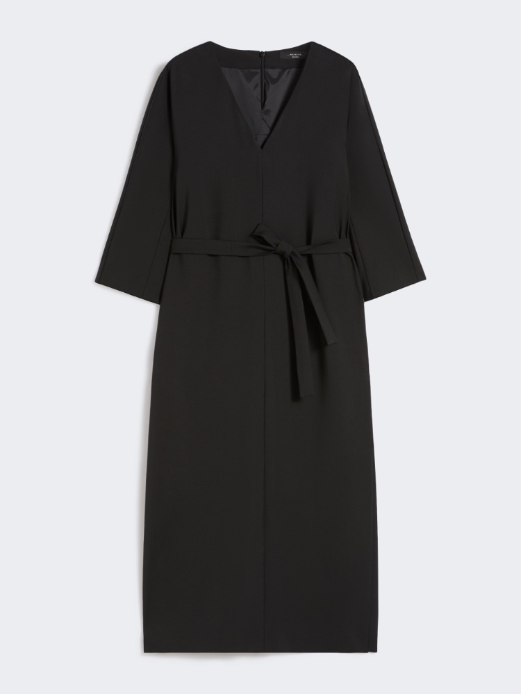 Woollen cloth dress - BLACK - Max Mara