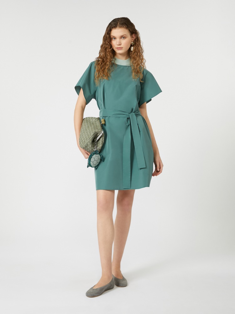 Krótka sukienka z tafty - ZIELONY - Max Mara - 2