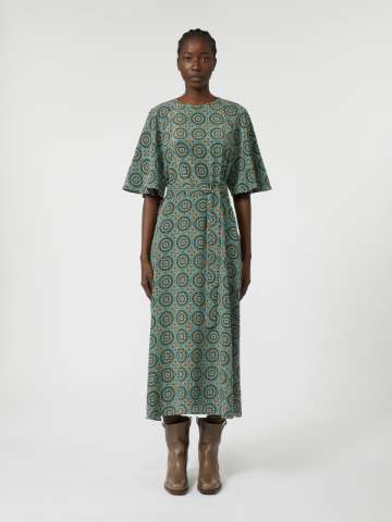 ◆25SS◆関送込【WEEKEND MAX MARA】シルク*スリム*花柄*ドレス Women's Elegant Dresses & Jumpsuits | Weekend Max Mara