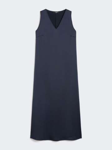 Polyester dress navy | Max Mara