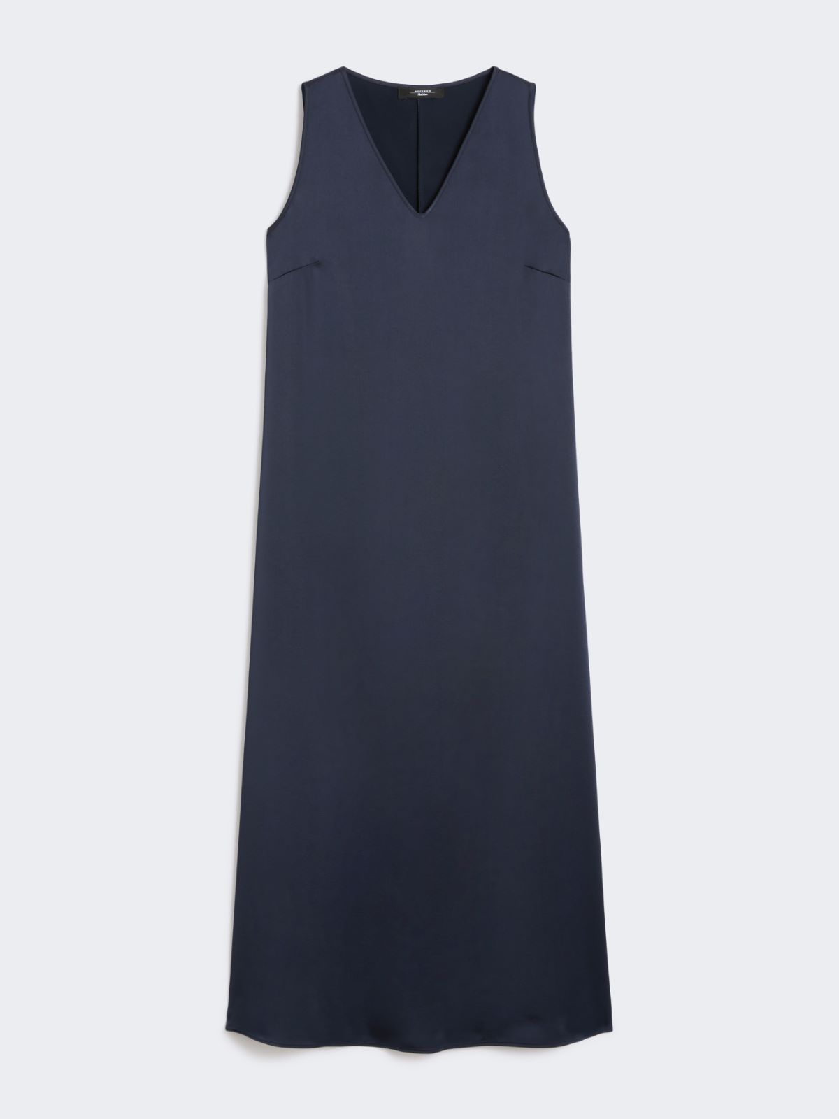 Flowing satin dress - NAVY - Max Mara - 8