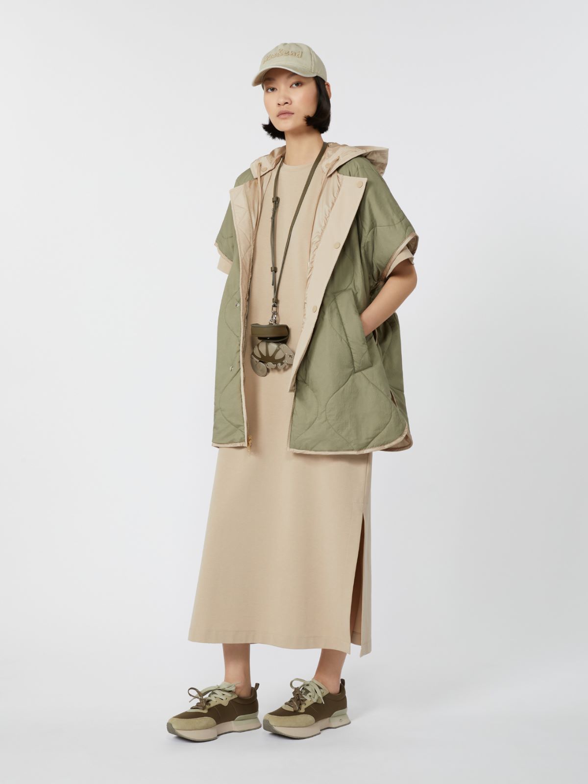 ◆MAX MARA AW24 最新作◆Greengo 中綿 ベスト/White◆ Max Mara Greengo Water-Repellent Canvas Gilet | Liberty