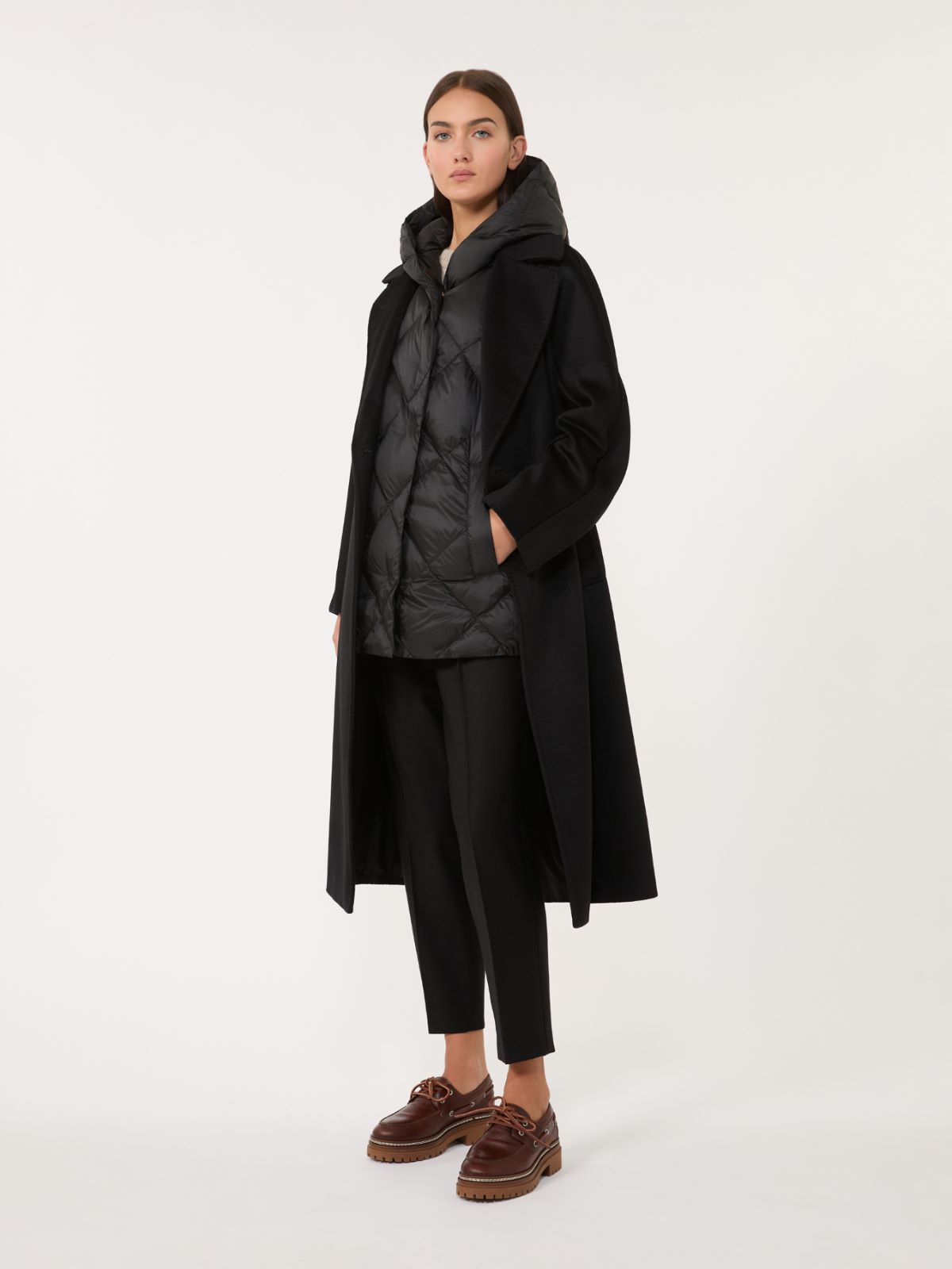 Veste sans manches en tissu technique déperlant - NOIR - Max Mara