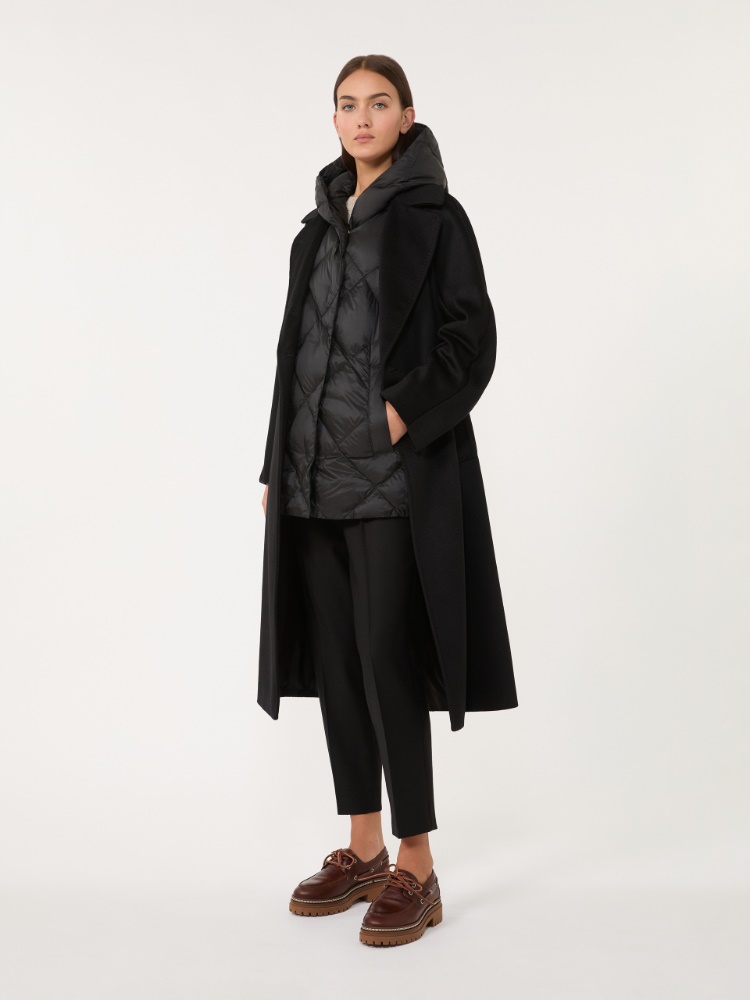 Gilet in water-repellent tech fabric - BLACK - Max Mara