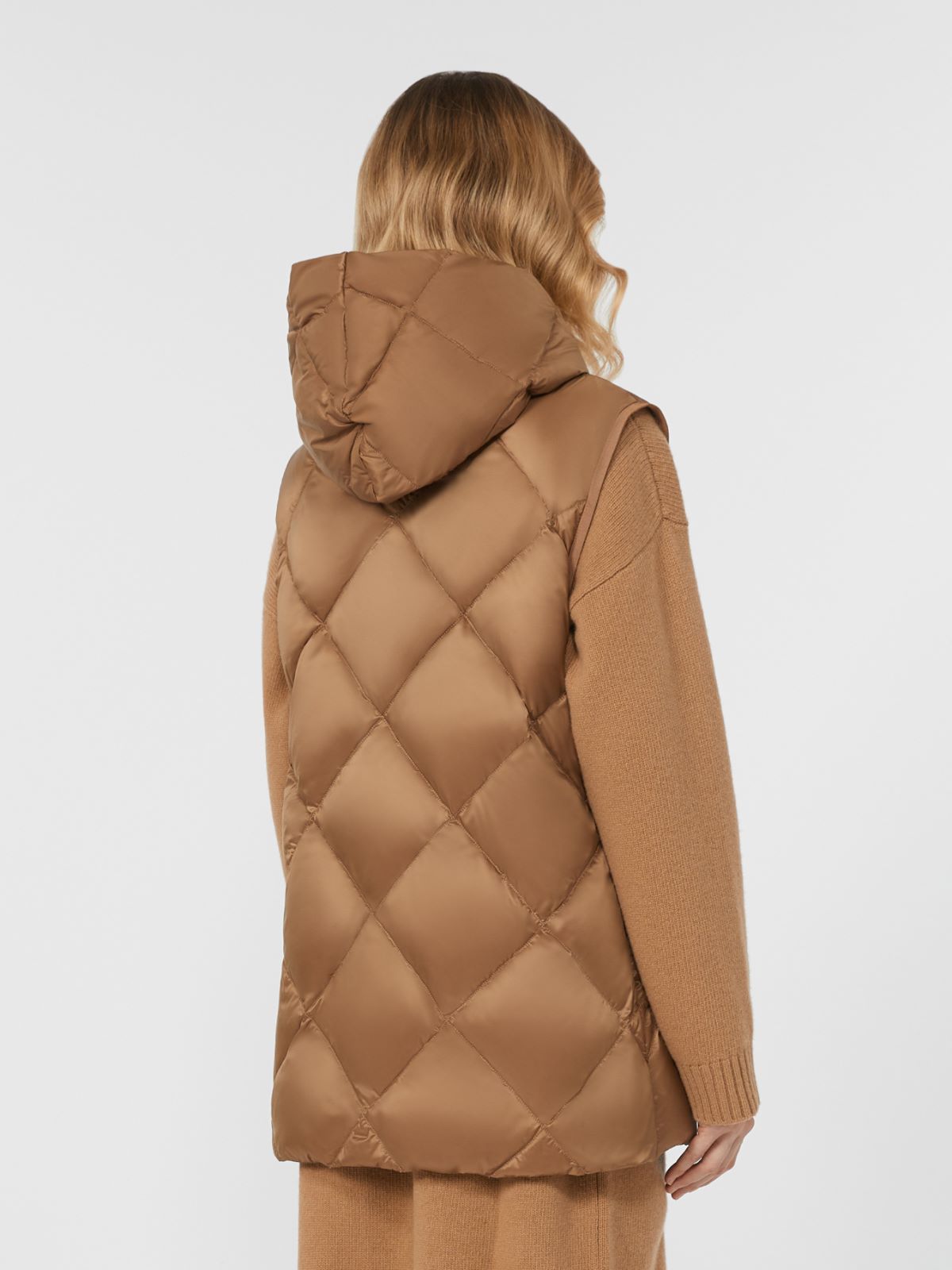 Kamizelka z technicznej tkaniny hydrofobowej - WIELBŁĄDZI - Max Mara - 3
