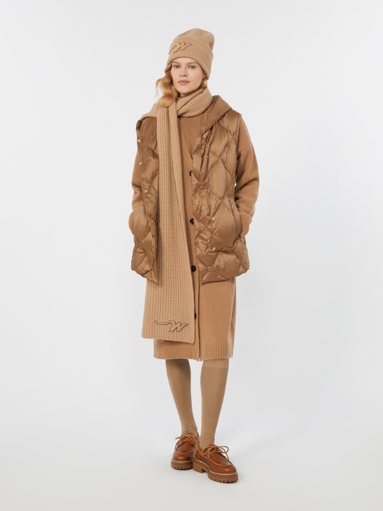 Gilet in water-repellent tech fabric - CAMEL - Max Mara - 2