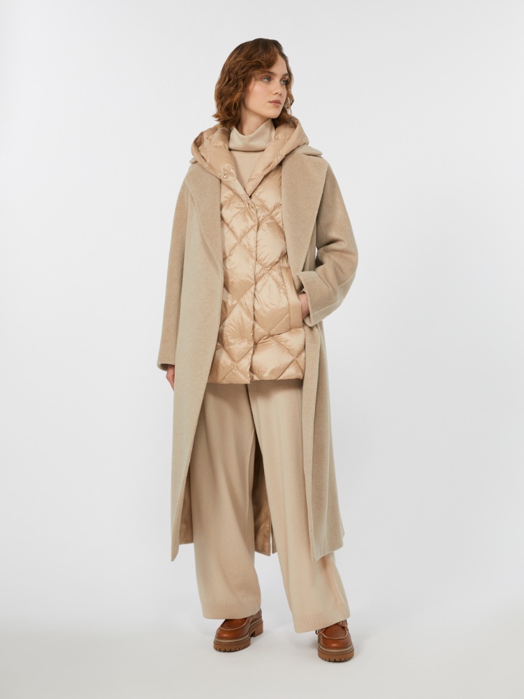 Gilet in water-repellent tech fabric - BEIGE - Max Mara