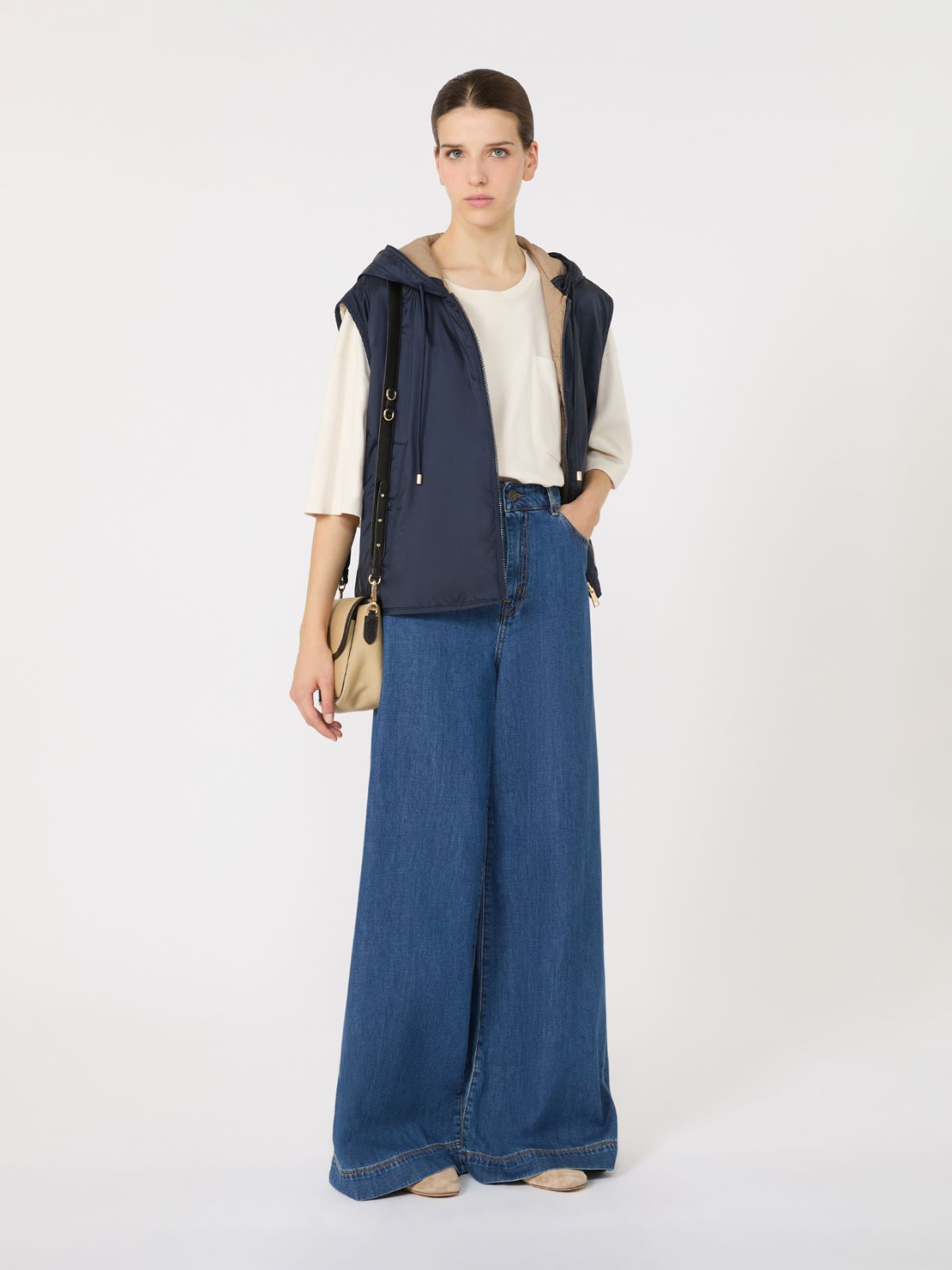 레반테 발수 조끼 패딩 - NAVY - Max Mara